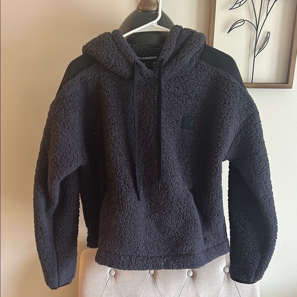 Under Armour Gray Oversized Fleece Sweatshirt